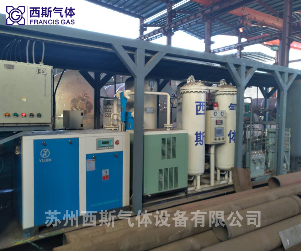 化工廠高純制氮現場